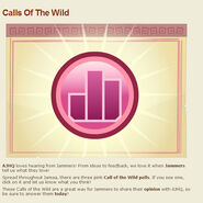 The Calls of the Wild being advertised in The Daily Explorer.