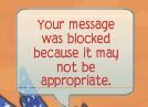 Animal jam blocked message