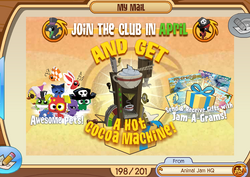 Hot Cocoa Machine, Animal Jam Classic Wiki