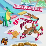 An advertisement for the Jamaalidays In July sale on The Daily Explorer.