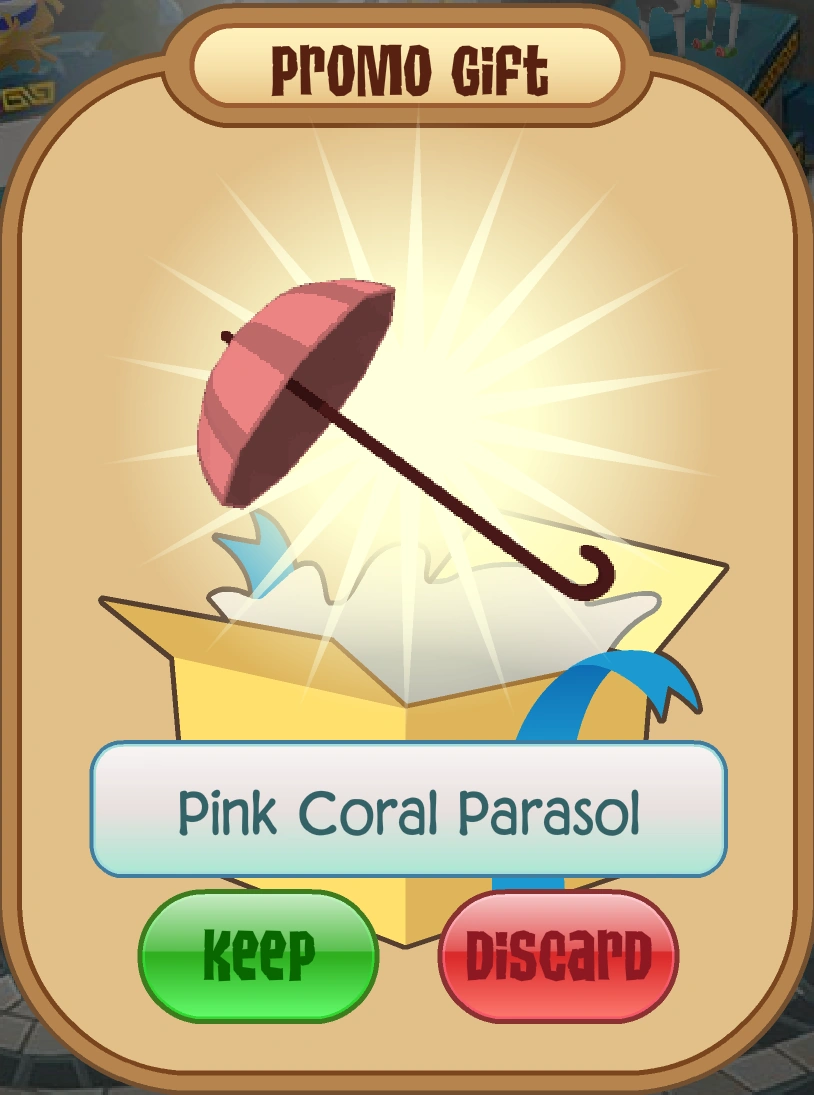 Pink Coral Parasol Animal Jam Classic Wiki Fandom