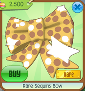 Rare item Monday sequin bow