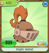Shop Knight-Helmet Orange