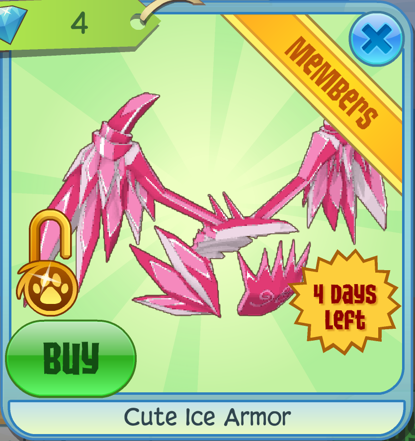 Cute Ice Armor | Animal Jam Classic Wiki | Fandom