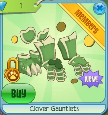 Diamond-Shop Clover-Gauntlets