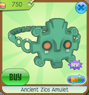 FA Ancient Zios Amulet green
