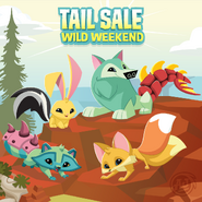 An advertisement for the Tail Sale in The Daily Explorer.