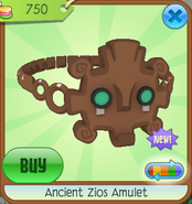 FA Ancient Zios Amulet brown