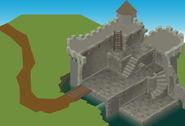 Castle den concept panorama