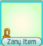 The Zany Item on a trade list