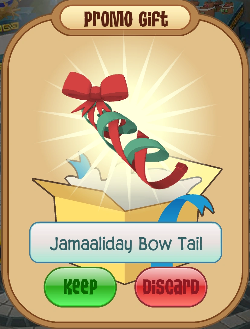 Jamaaliday Bow Tail Animal Jam Classic Wiki Fandom