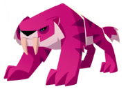 Sabertooth art pink 1