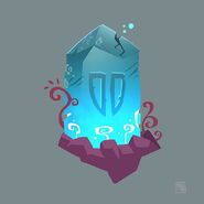 Concept art of the Heartstone by Taylor Maw