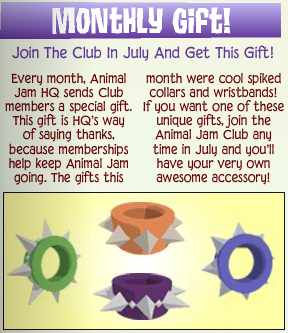 Monthly Member Gifts | Animal Jam Classic Wiki | Fandom