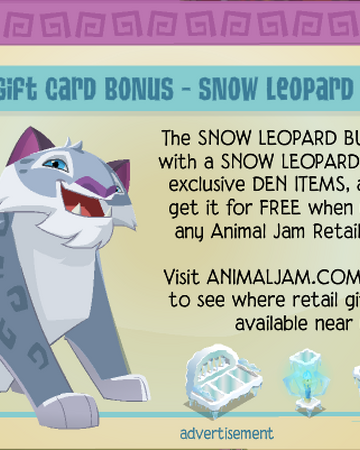 Snow Leopard Bundle Animal Jam Classic Wiki Fandom Let's try playing this game right now! snow leopard bundle animal jam