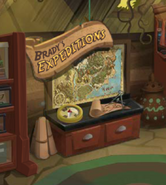 The display for Brady's Expeditions before it was removed.
