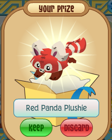 red panda plushie aj