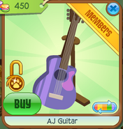 AJ Guitar purple