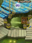 The entrance in Sarepia Forest