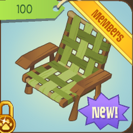 Green Lawn Chair Animal Jam Wiki Fandom