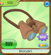 Binoculars brown