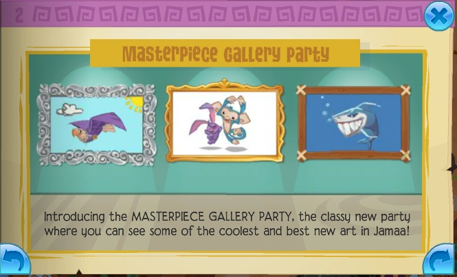 Masterpiece Gallery Party | Animal Jam Classic Wiki | Fandom