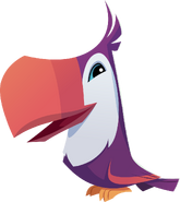 Purple toucan