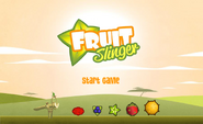 Main Menu of the Fruit Slinger