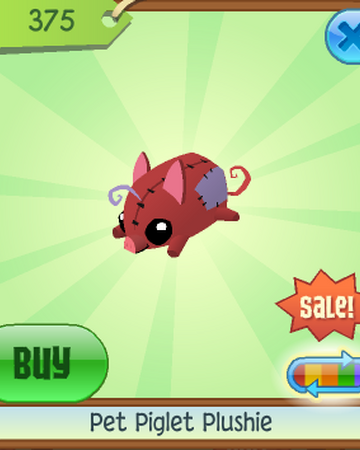 animal jam pig plushie