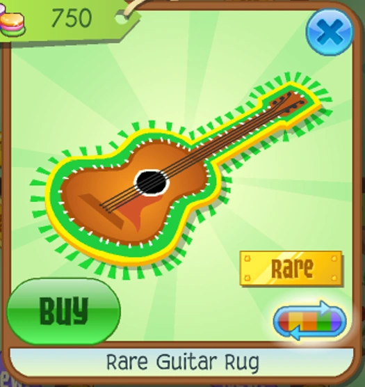 Rare Guitar Rug Animal Jam Classic Wiki Fandom