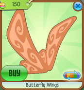 Butterfly Wings orange