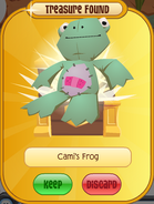 Cami's-Frog Treasure-Prize
