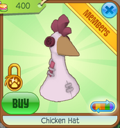 Chicken hat 8