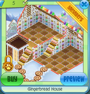Gingerbread house den