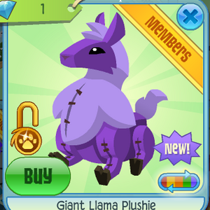 llama plushie aj