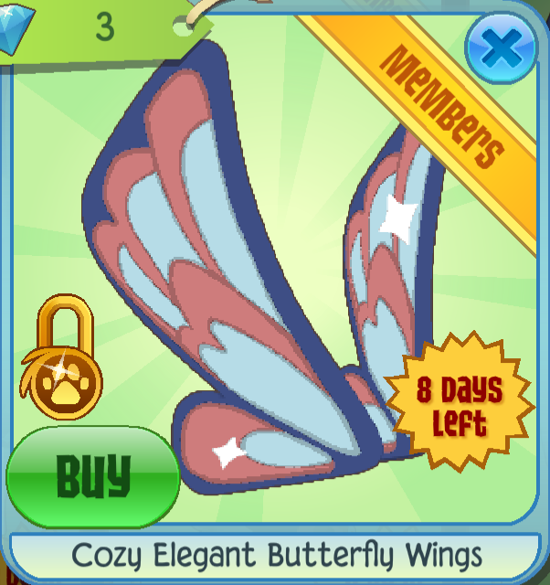 Cozy Elegant Butterfly Wings Animal Jam Classic Wiki Fandom