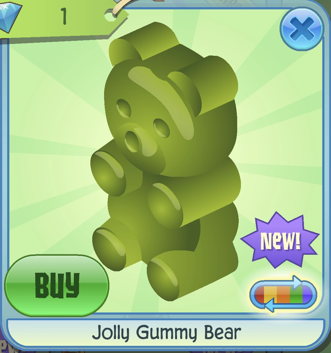 Jolly Gummy Bear Animal Jam Classic Wiki Fandom