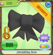 Shop Jamaaliday-Bow Black