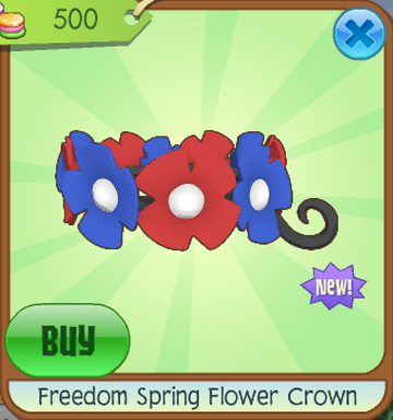 Freedom Spring Flower Crown Animal