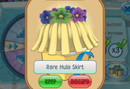 Member-Spin-Gift Rare-Hula-Skirt