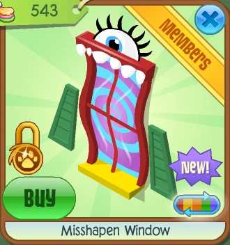 Misshapen Window | Animal Jam Classic Wiki | Fandom