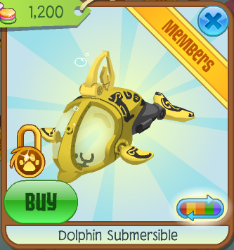 Dolphin Submersible | Animal Jam Classic Wiki | Fandom