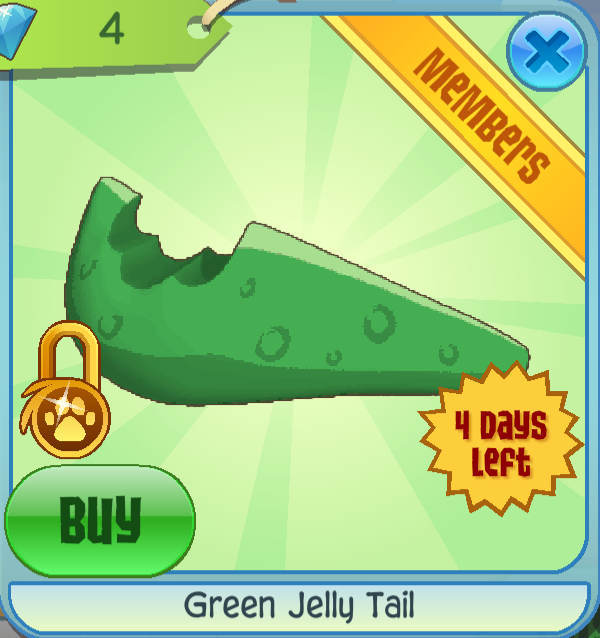 Green Jelly Tail | Animal Jam Classic Wiki | Fandom