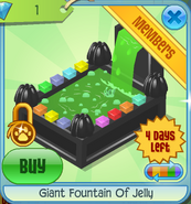 BHS Giant Fountain Of Jelly black
