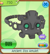 FA Ancient Zios Amulet black