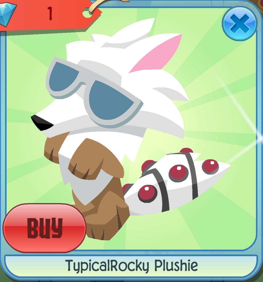 TypicalRocky Plushie, Animal Jam Classic Wiki