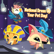 National Dress Up Your Pet Day advertised on the The Daily Explorer.