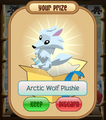 Arctic wolf plushie aj deals