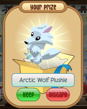 animal jam arctic wolf plush