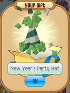 New Year's Party Hat Green